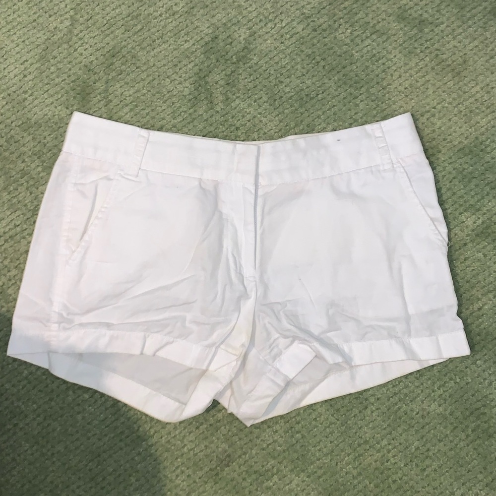 JCrew SUMMER CLEANOUT white chino shorts